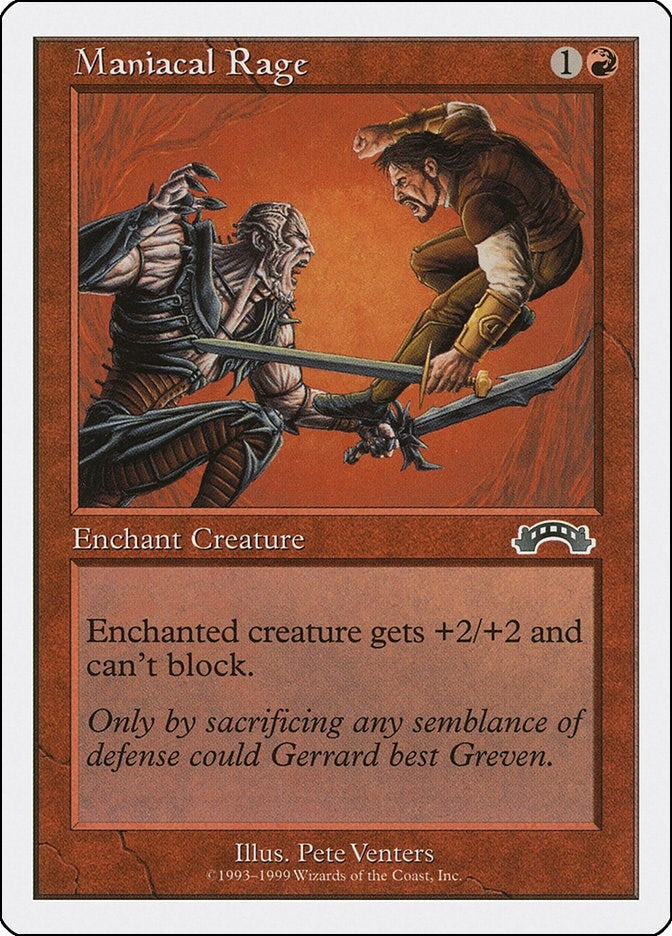 Image for Maniacal Rage (BRB) - Magic: The Gathering
