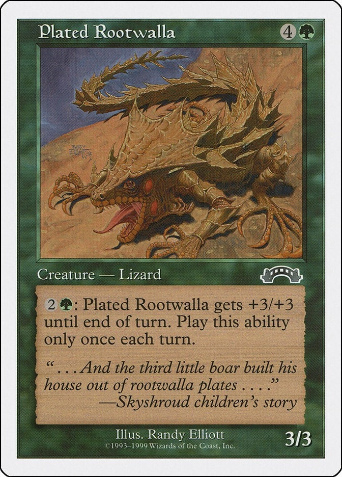 Image for Plated Rootwalla (BRB) - Magic: The Gathering