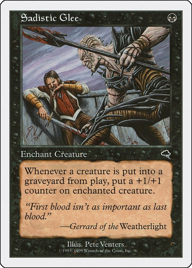 Image for Sadistic Glee (BRB) - Magic: The Gathering