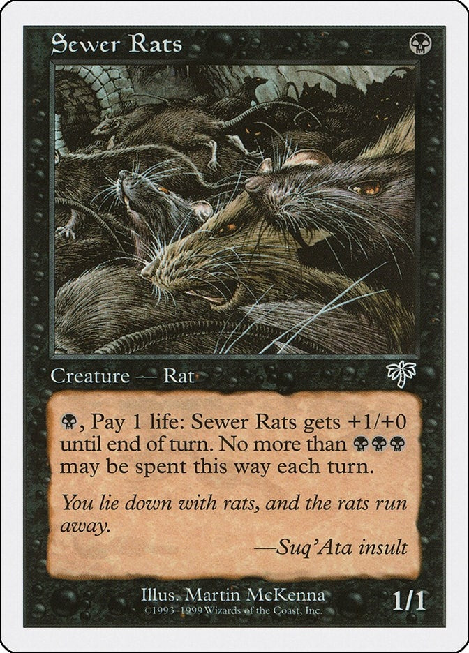 Image for Sewer Rats (BRB) - Magic: The Gathering
