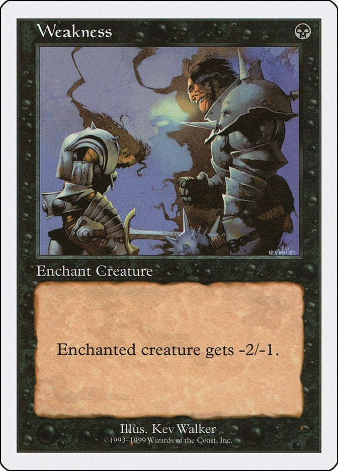 Image for Weakness (BRB) - Magic: The Gathering