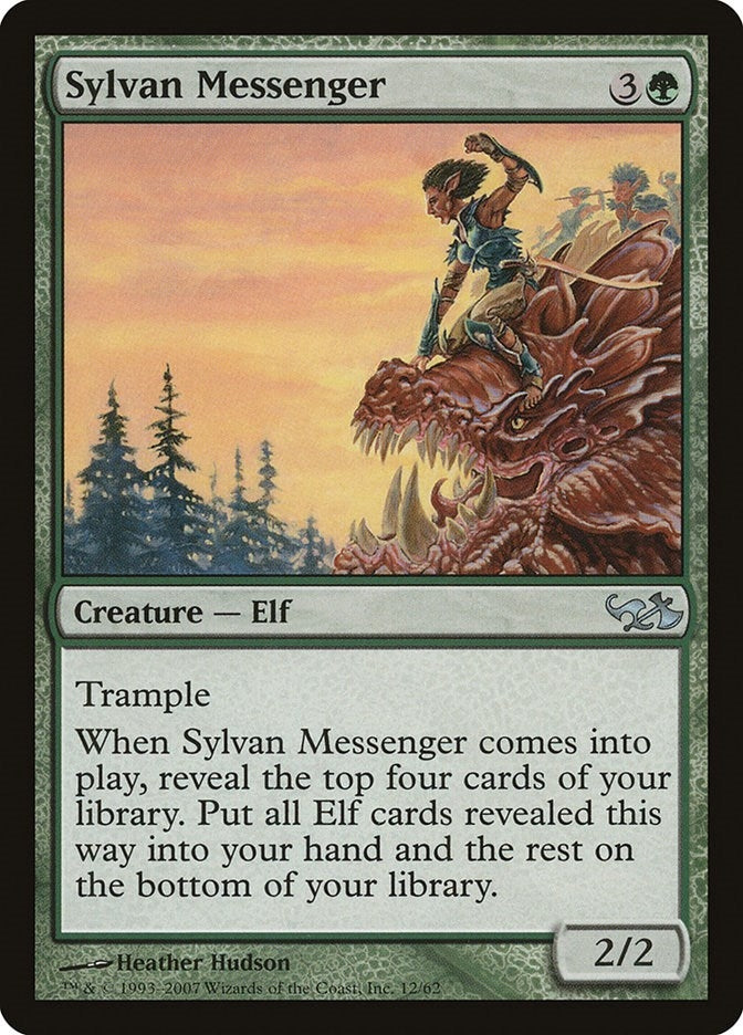 Image for Sylvan Messenger (12) (EVG) - Magic: The Gathering