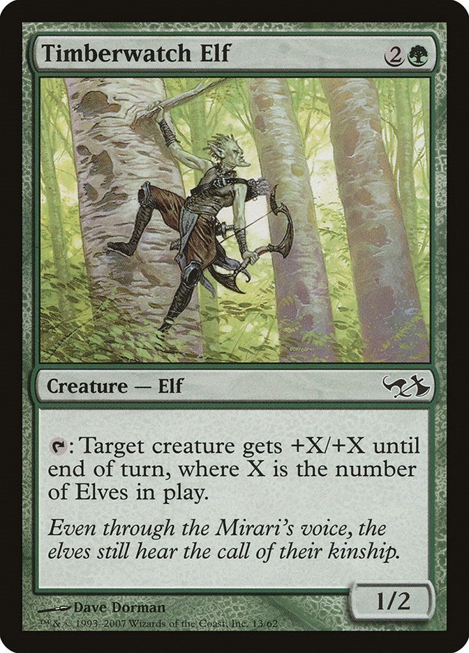 Image for Timberwatch Elf (13) (EVG) - Magic: The Gathering