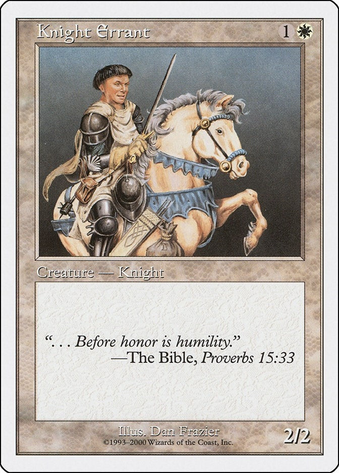 Image for Knight Errant (S00) - Magic: The Gathering