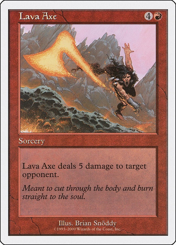 Image for Lava Axe (S00) - Magic: The Gathering