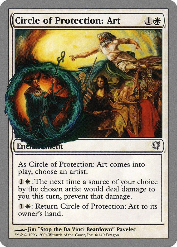 Image for Circle of Protection: Art (6) (UNH) - Magic: The Gathering