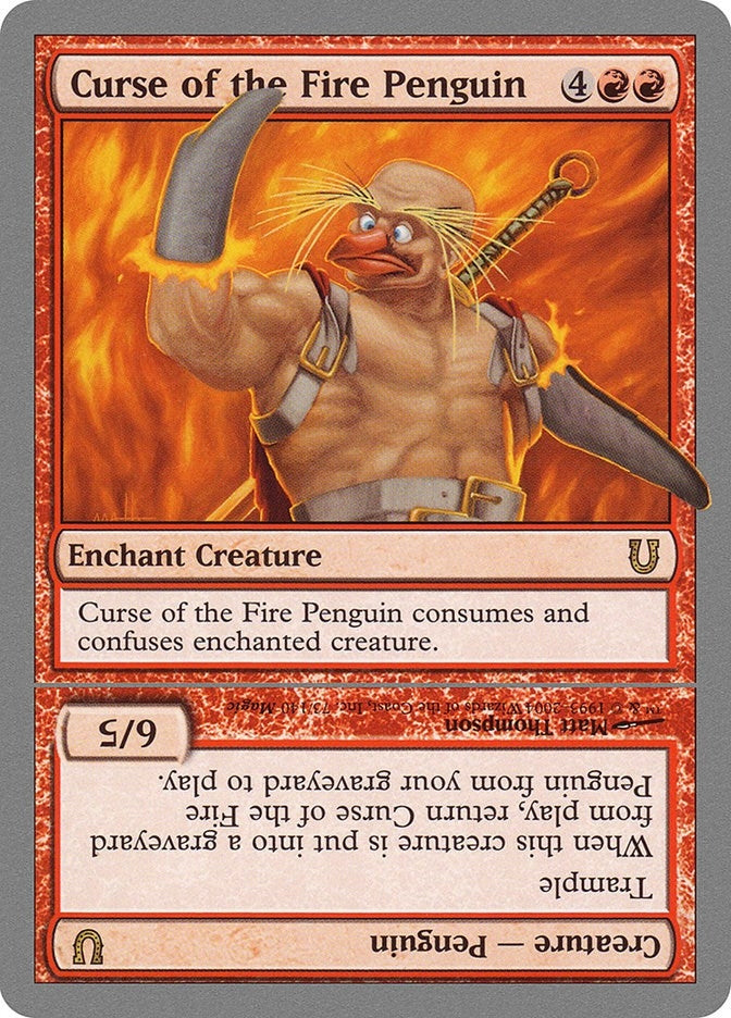 Image for Curse of the Fire Penguin (73) (UNH) - Magic: The Gathering