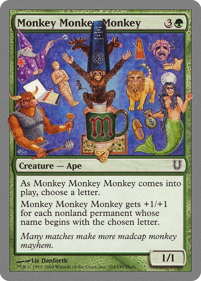 Image for Monkey Monkey Monkey (104) (UNH) - Magic: The Gathering