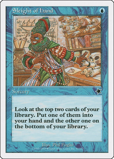 Sleight of Hand (51) (S99)