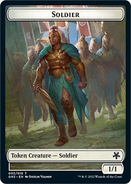 Soldier // Elf Warrior Double-Sided Token (3 // 9) (GN3)