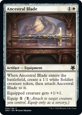 Image for Ancestral Blade (6) (GN3) - Magic: The Gathering