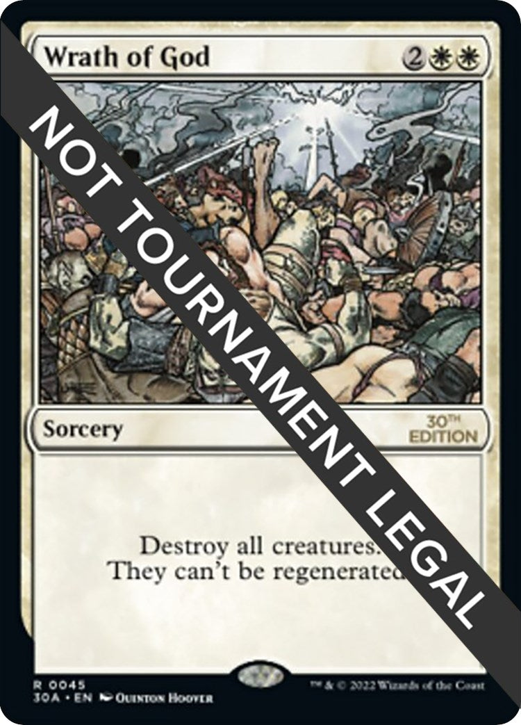 Image for Wrath of God (45) (30A) - Magic: The Gathering