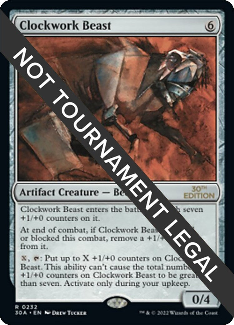 Image for Clockwork Beast (232) (30A) - Magic: The Gathering