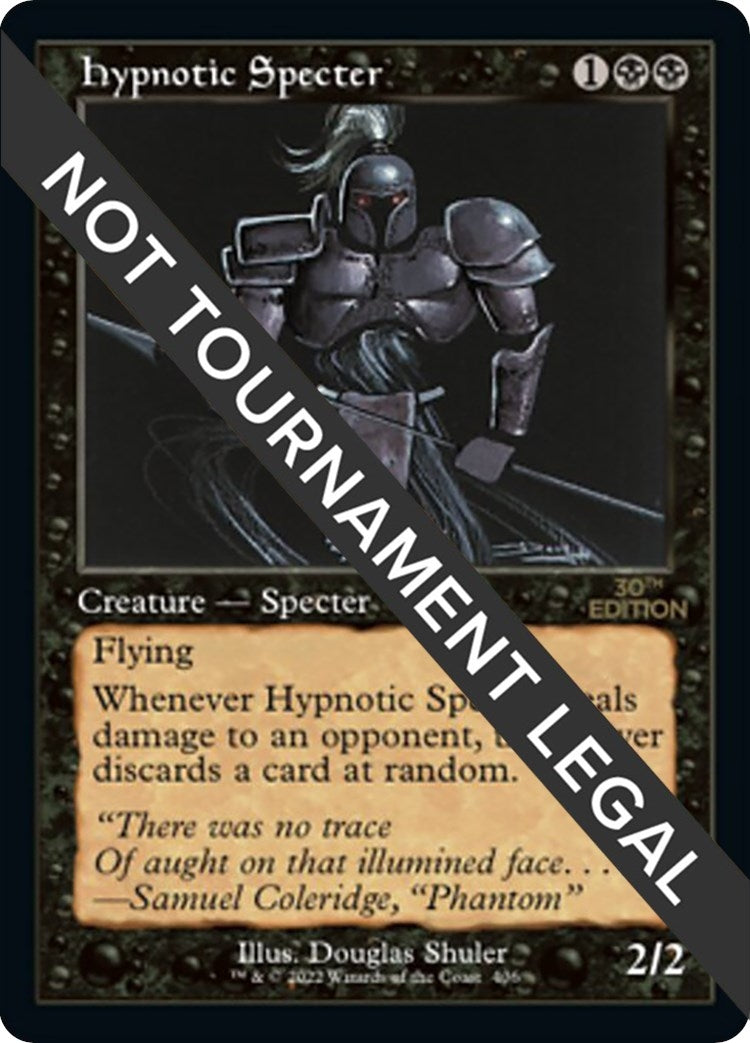 Image for Hypnotic Specter (Retro Frame) (406) (30A) - Magic: The Gathering