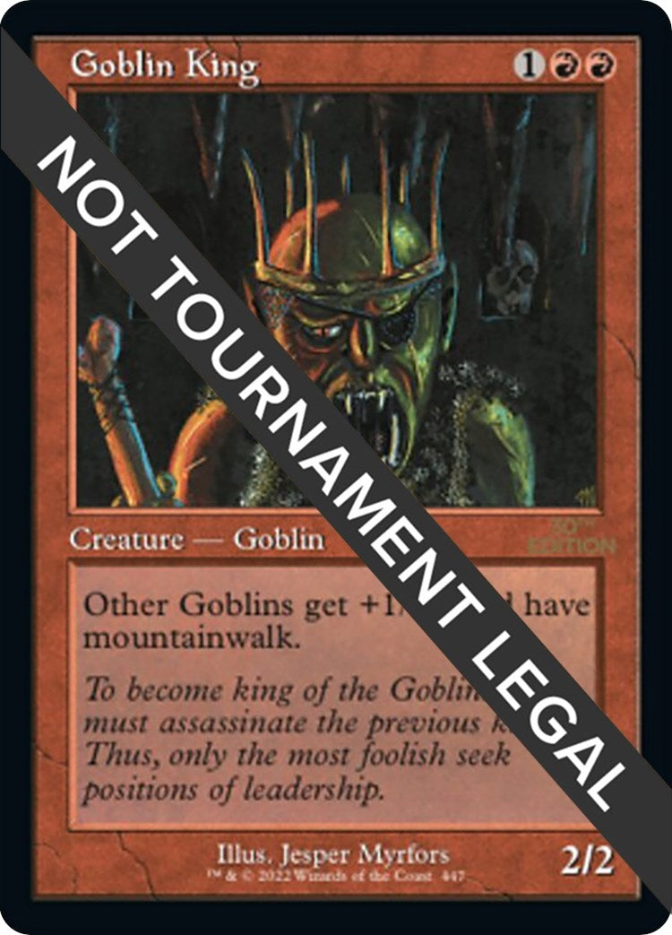 Image for Goblin King (Retro Frame) (447) (30A) - Magic: The Gathering