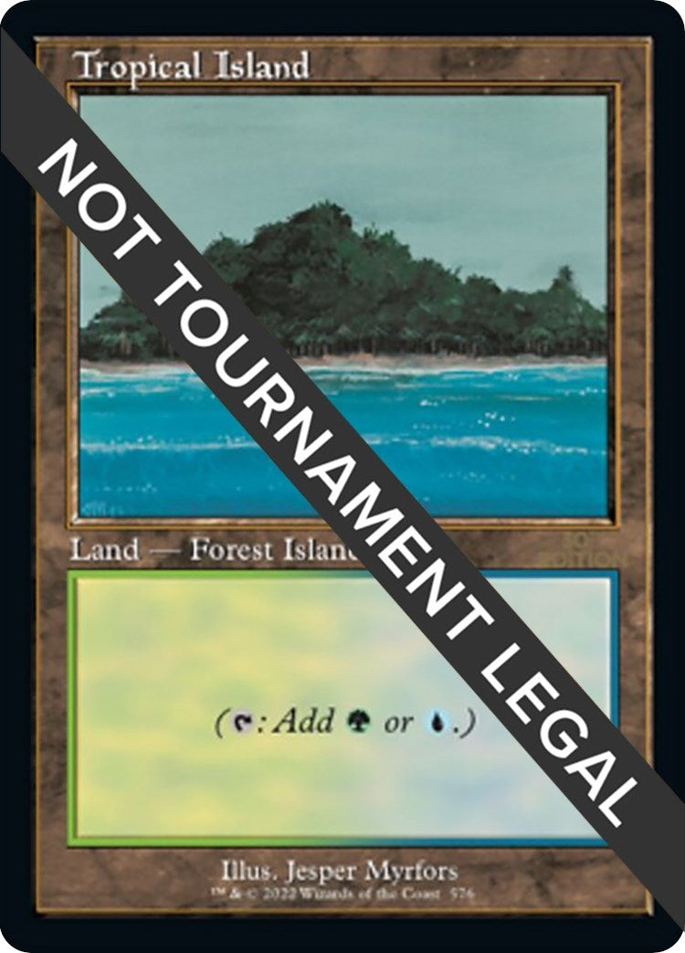 Image for Tropical Island (Retro Frame) (576) (30A) - Magic: The Gathering