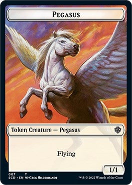 Image for Pegasus // Faerie Double-Sided Token (7 // 10) (SCD) - Magic: The Gathering