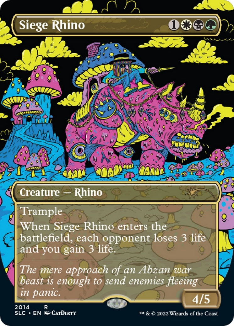Image for Siege Rhino (2014) (SLC) - Magic: The Gathering