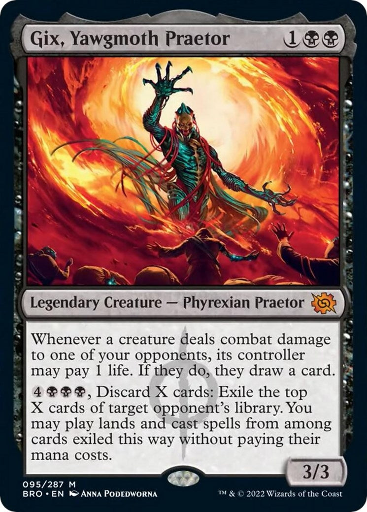 Image for Gix, Yawgmoth Praetor (95) (BRO) - Magic: The Gathering