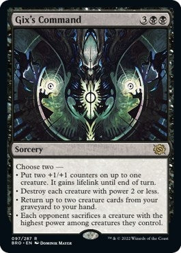 Image for Gix's Command (97) (BRO) - Magic: The Gathering
