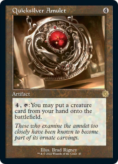 Quicksilver Amulet (45) (BRR)