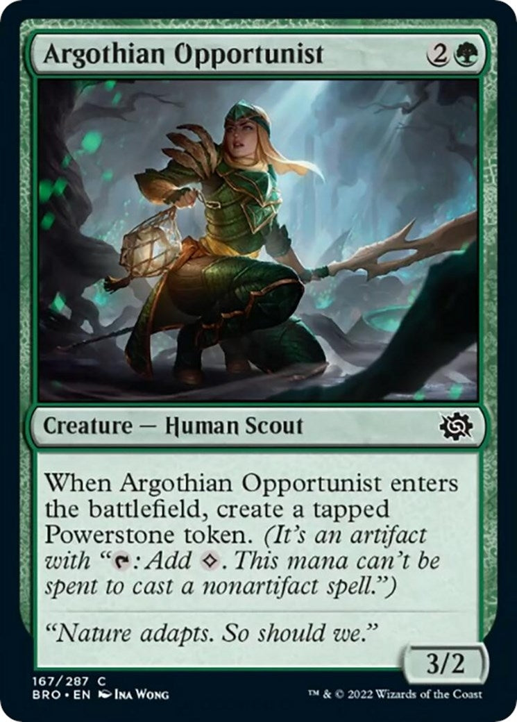 Image for Argothian Opportunist (167) (BRO) - Magic: The Gathering