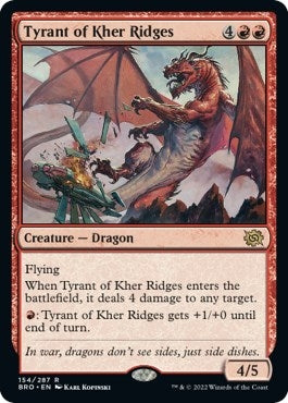 Image for Tyrant of Kher Ridges (154) (BRO) - Magic: The Gathering