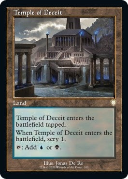 Image for Temple of Deceit (Retro Frame) (205) (BRC) - Magic: The Gathering