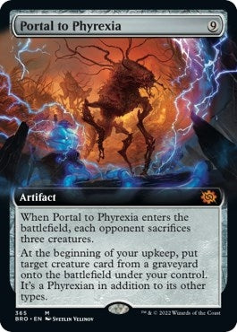 Image for Portal to Phyrexia (Extended Art) (365) (BRO) - Magic: The Gathering