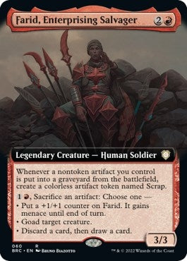 Farid, Enterprising Salvager (Extended Art) (60) (BRC)