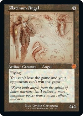 Image for Platinum Angel (Schematic) (104) (BRR) - Magic: The Gathering