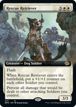 Image for Rescue Retriever (Extended Art) (373) (BRO) - Magic: The Gathering