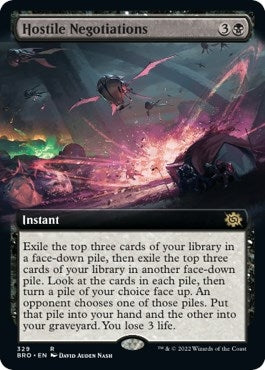Hostile Negotiations (Extended Art) (329) (BRO)