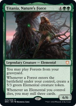 Image for Titania, Nature's Force (25) (BRC) - Magic: The Gathering