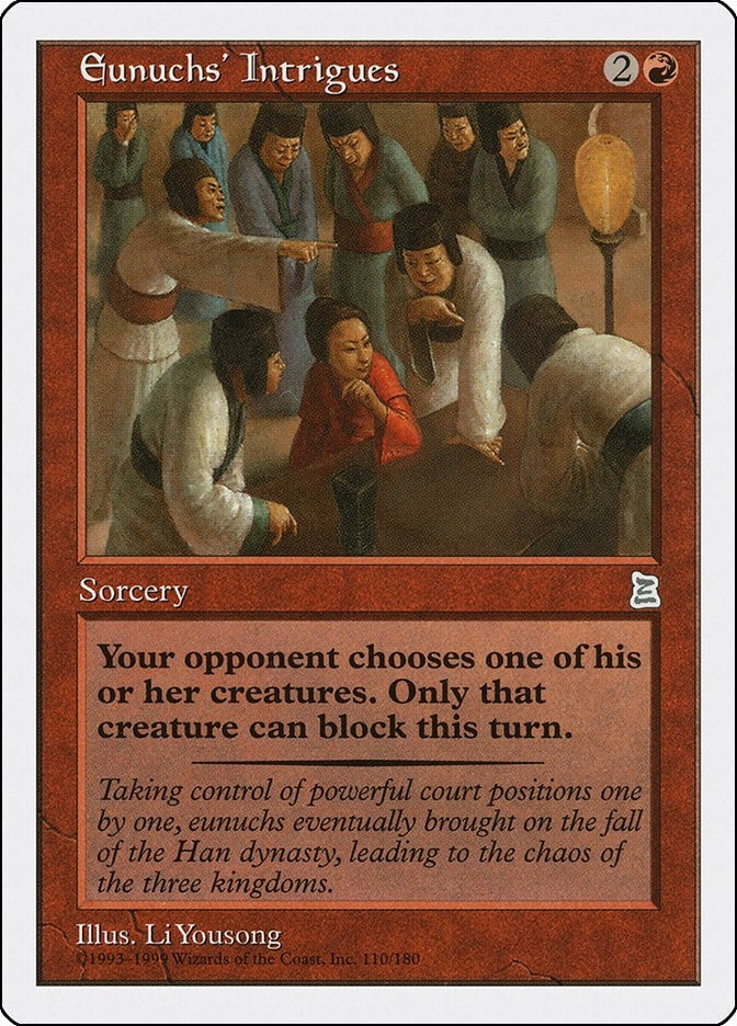 Image for Eunuchs' Intrigues (110) (PTK) - Magic: The Gathering