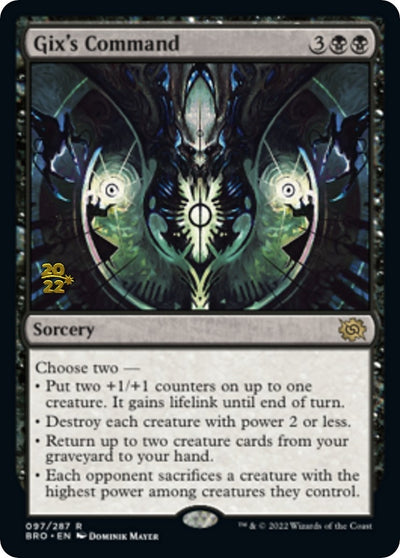 Gix's Command (97) (PRE)