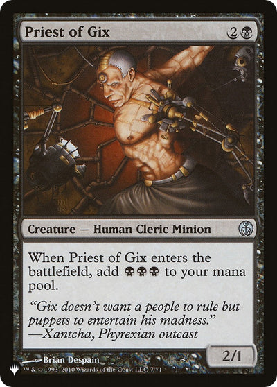 Priest of Gix (Jul-71) (LIST)
