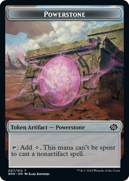 Image for Powerstone // Thopter Double-Sided Token (7 // 10) (BRO) - Magic: The Gathering