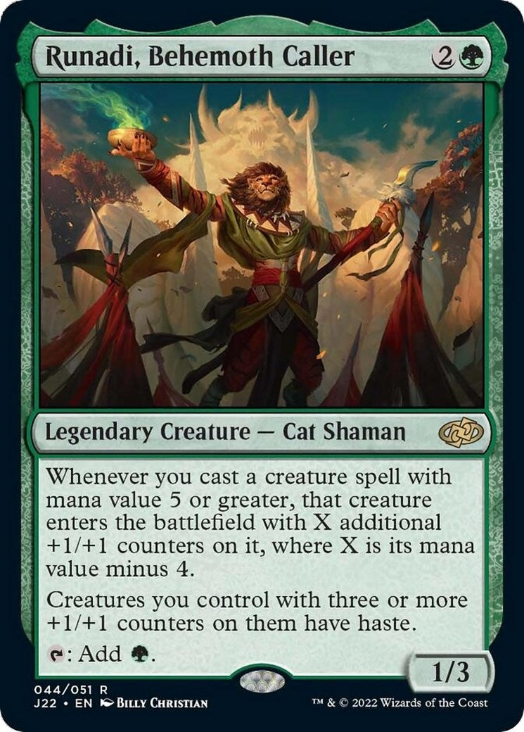Image for Runadi, Behemoth Caller (44) (J22) - Magic: The Gathering
