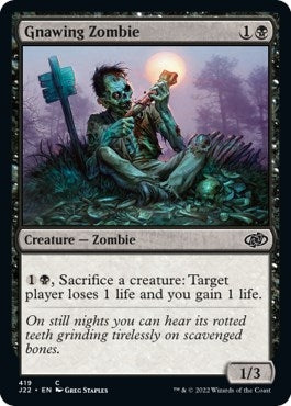 Image for Gnawing Zombie (419) (J22) - Magic: The Gathering