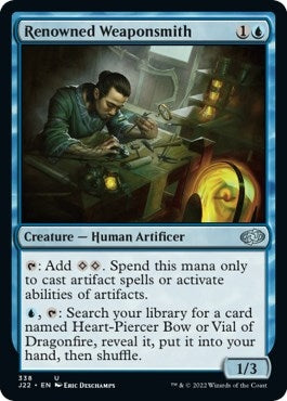 Image for Renowned Weaponsmith (338) (J22) - Magic: The Gathering
