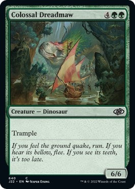 Image for Colossal Dreadmaw (640) (J22) - Magic: The Gathering