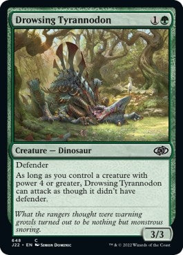 Image for Drowsing Tyrannodon (648) (J22) - Magic: The Gathering