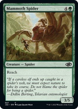 Image for Mammoth Spider (687) (J22) - Magic: The Gathering