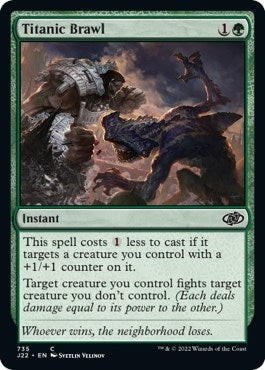 Image for Titanic Brawl (735) (J22) - Magic: The Gathering