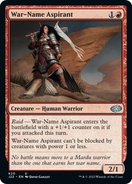 Image for War-Name Aspirant (620) (J22) - Magic: The Gathering