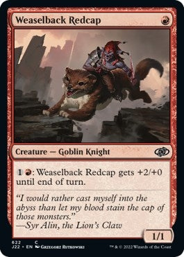 Image for Weaselback Redcap (622) (J22) - Magic: The Gathering