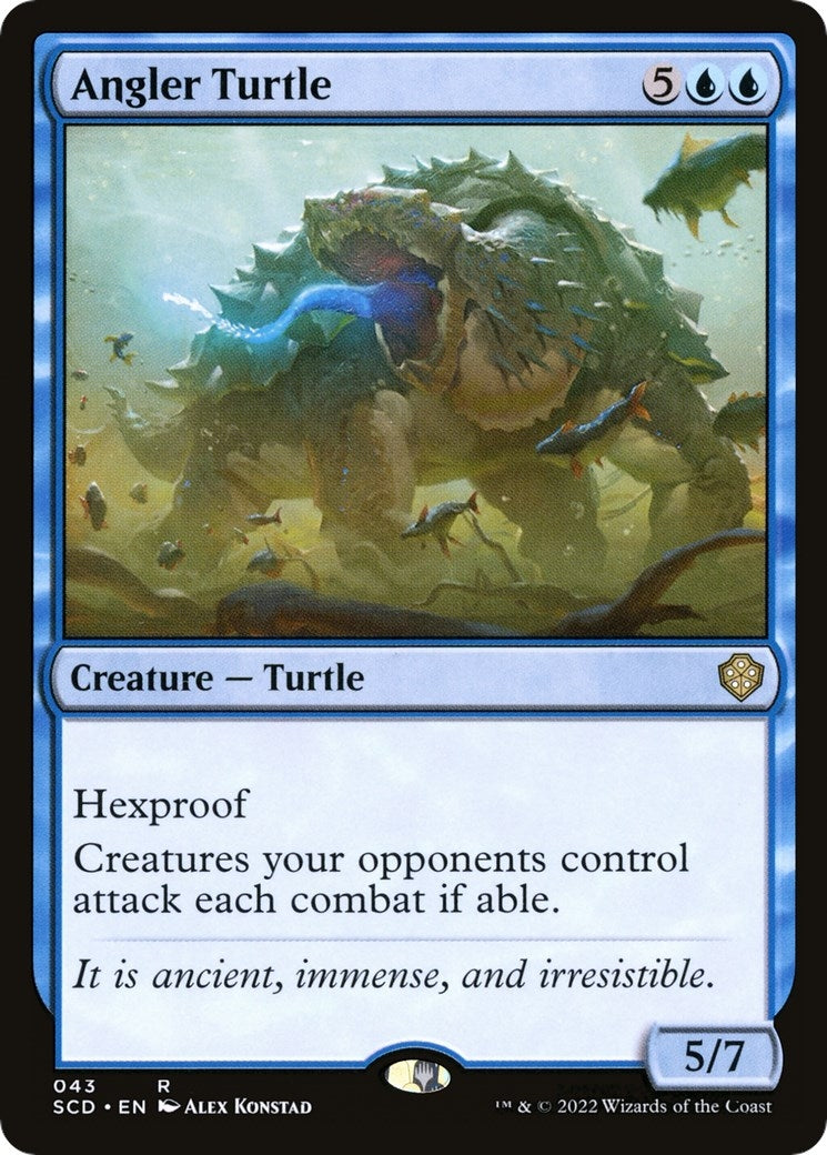 Image for Angler Turtle (43) (SCD) - Magic: The Gathering
