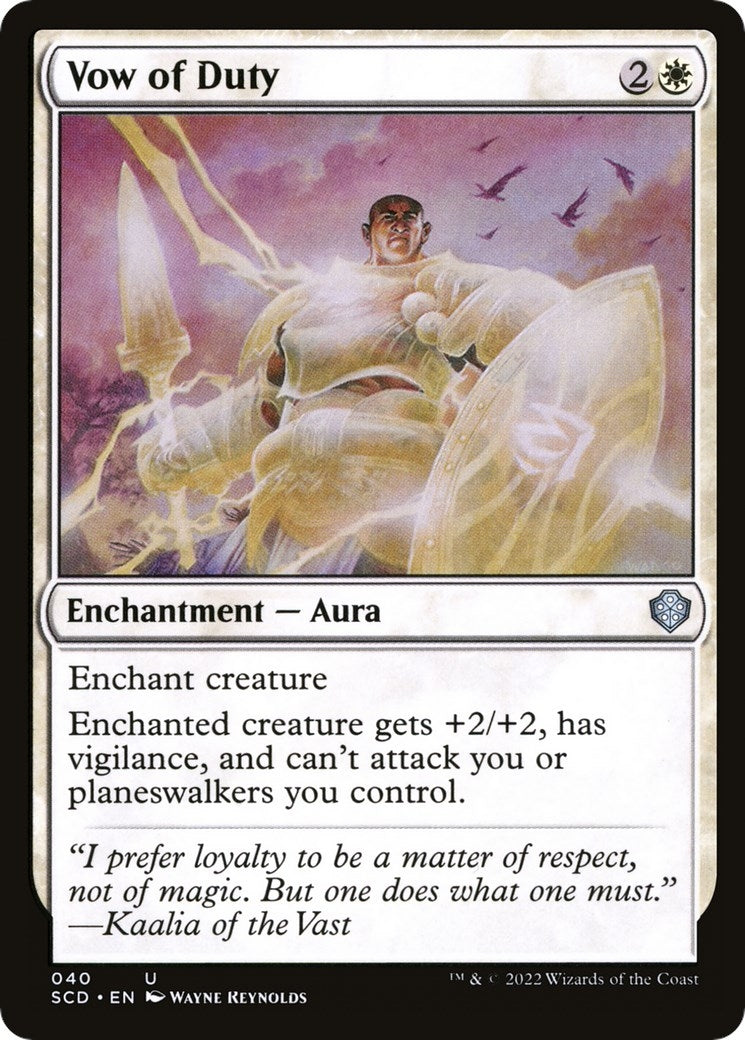 Image for Vow of Duty (40) (SCD) - Magic: The Gathering