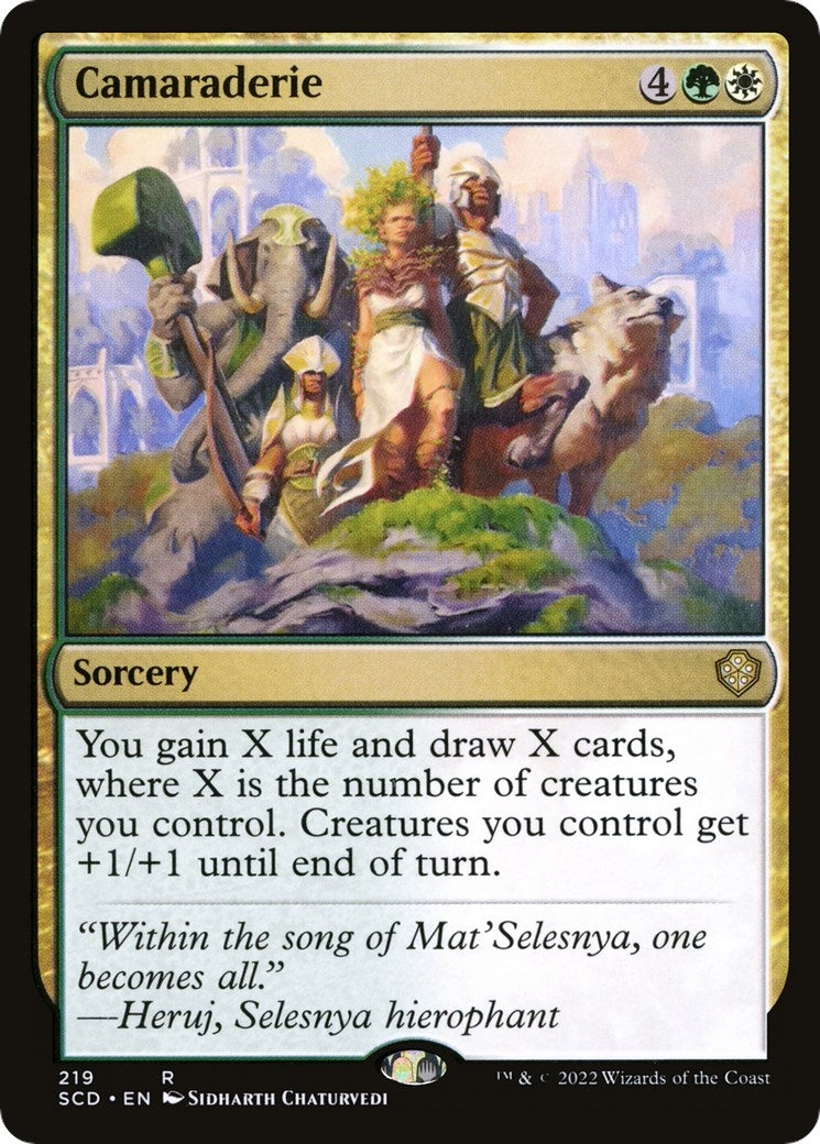 Image for Camaraderie (219) (SCD) - Magic: The Gathering